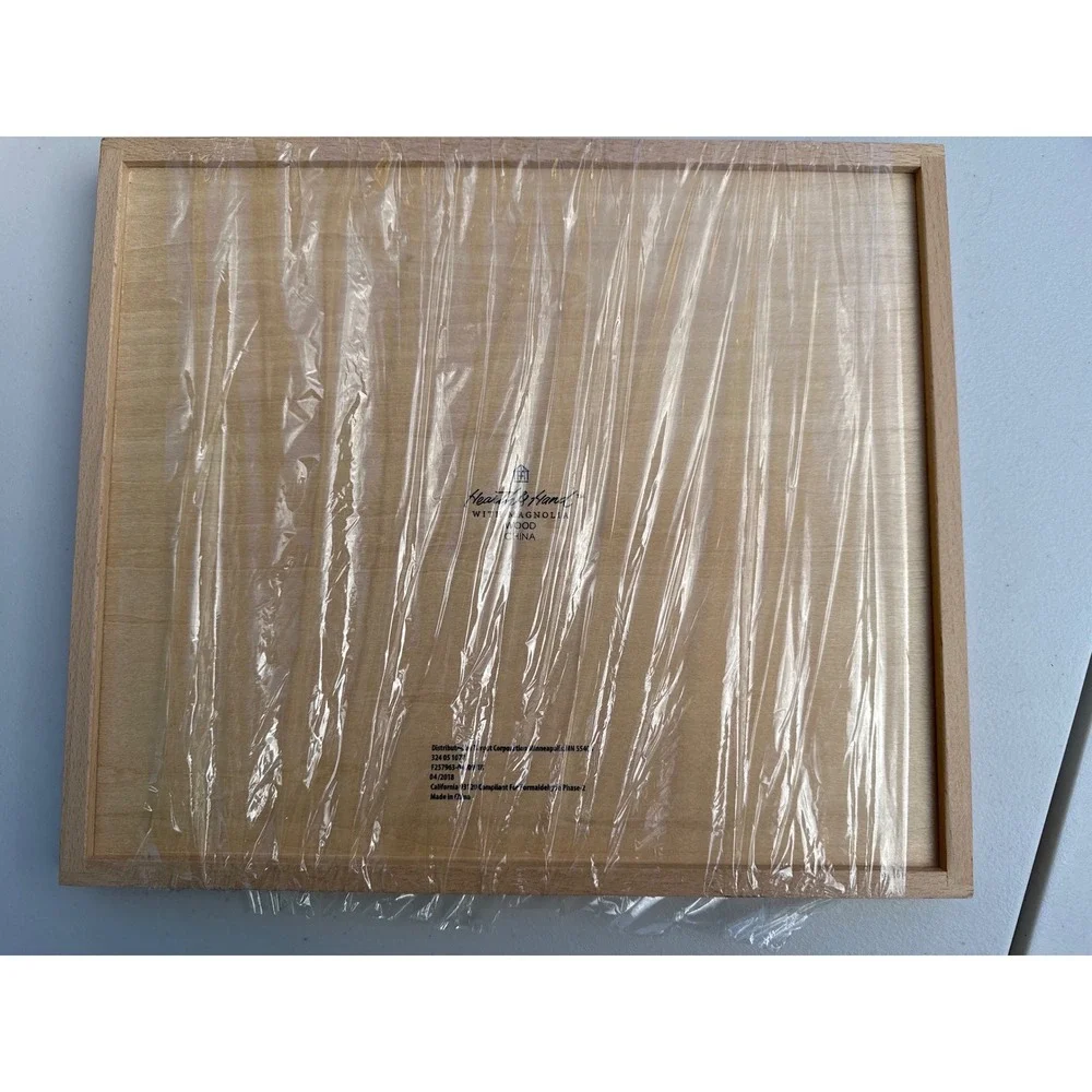 Hearth & Hand Magnolia Wooden US Map Puzzle United States Wood Toy Gray Natural